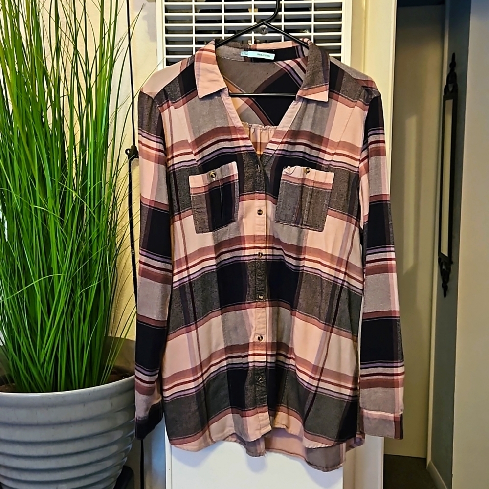 L Maurices super soft long sleeved flannel